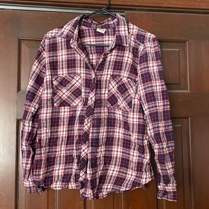 Faded glory large 12 Dash 14 flannel shirt